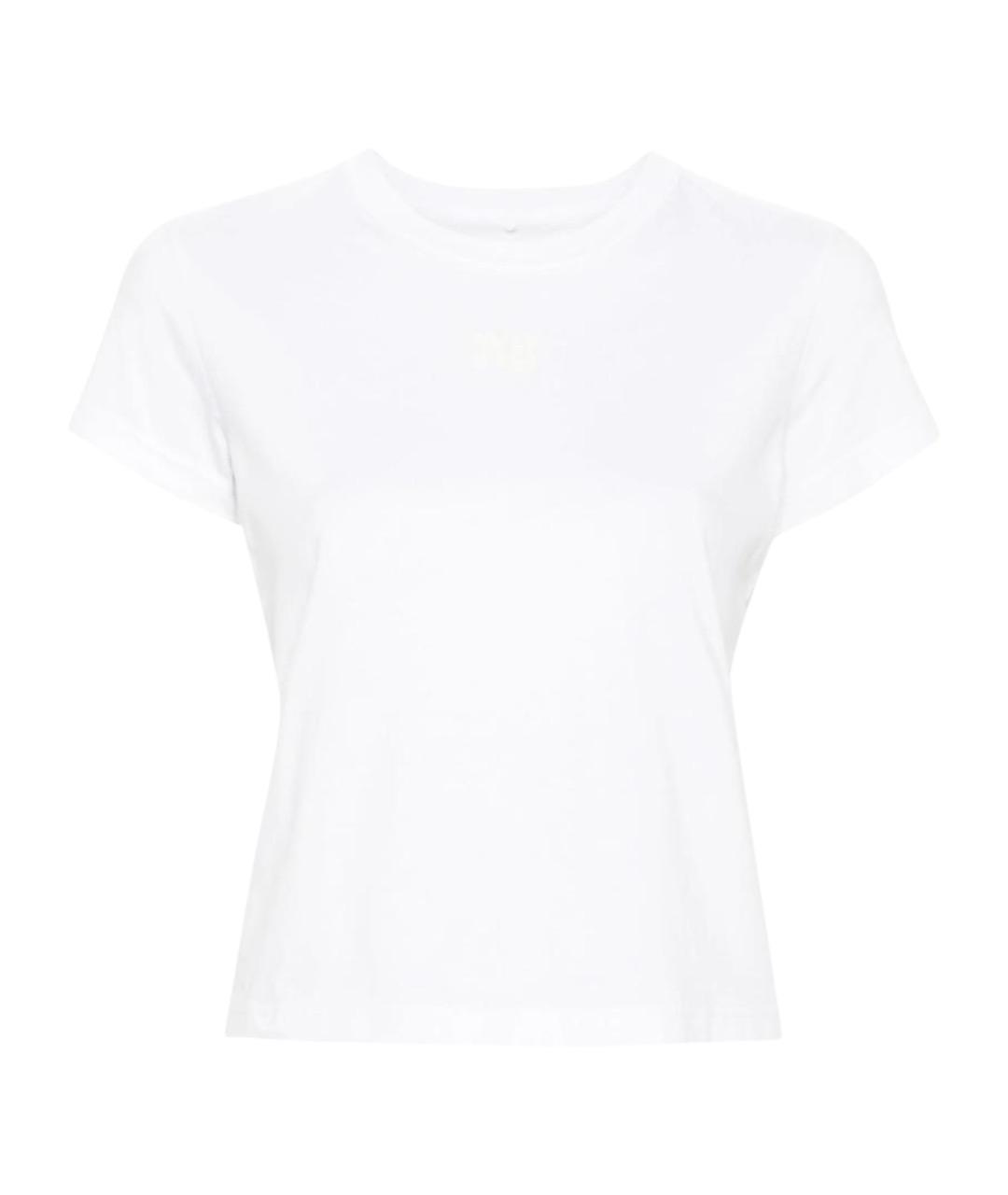 ALEXANDER WANG Белая хлопковая футболка, фото 1