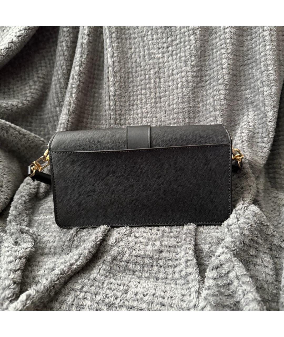 MICHAEL KORS Черная сумка с короткими ручками из искусственной кожи, фото 2