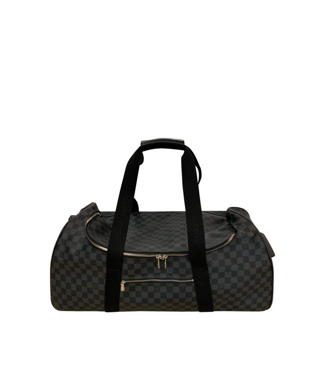 LOUIS VUITTON Серый чемодан из канвы, фото 1