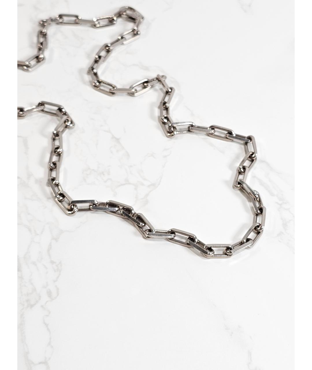 CARTIER Серебряное колье из белого золота, фото 3
