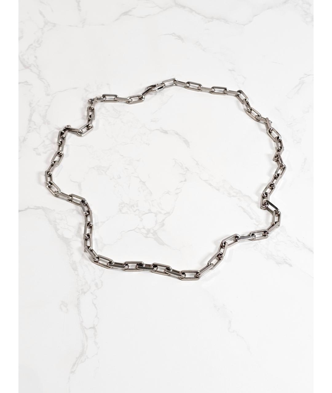 CARTIER Серебряное колье из белого золота, фото 2