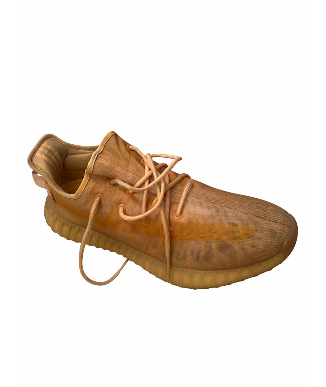 ADIDAS YEEZY Оранжевые низкие кроссовки / кеды, фото 1