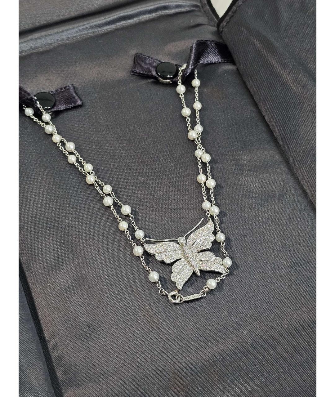 TIFFANY&CO Серебряное платиновое колье, фото 1