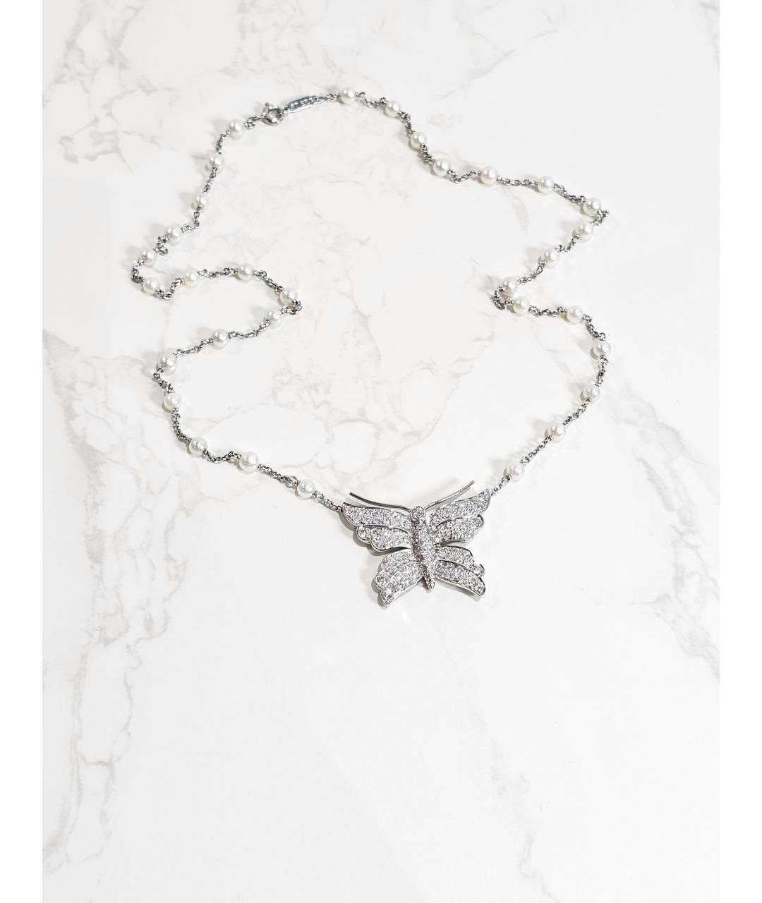 TIFFANY&CO Серебряное платиновое колье, фото 2