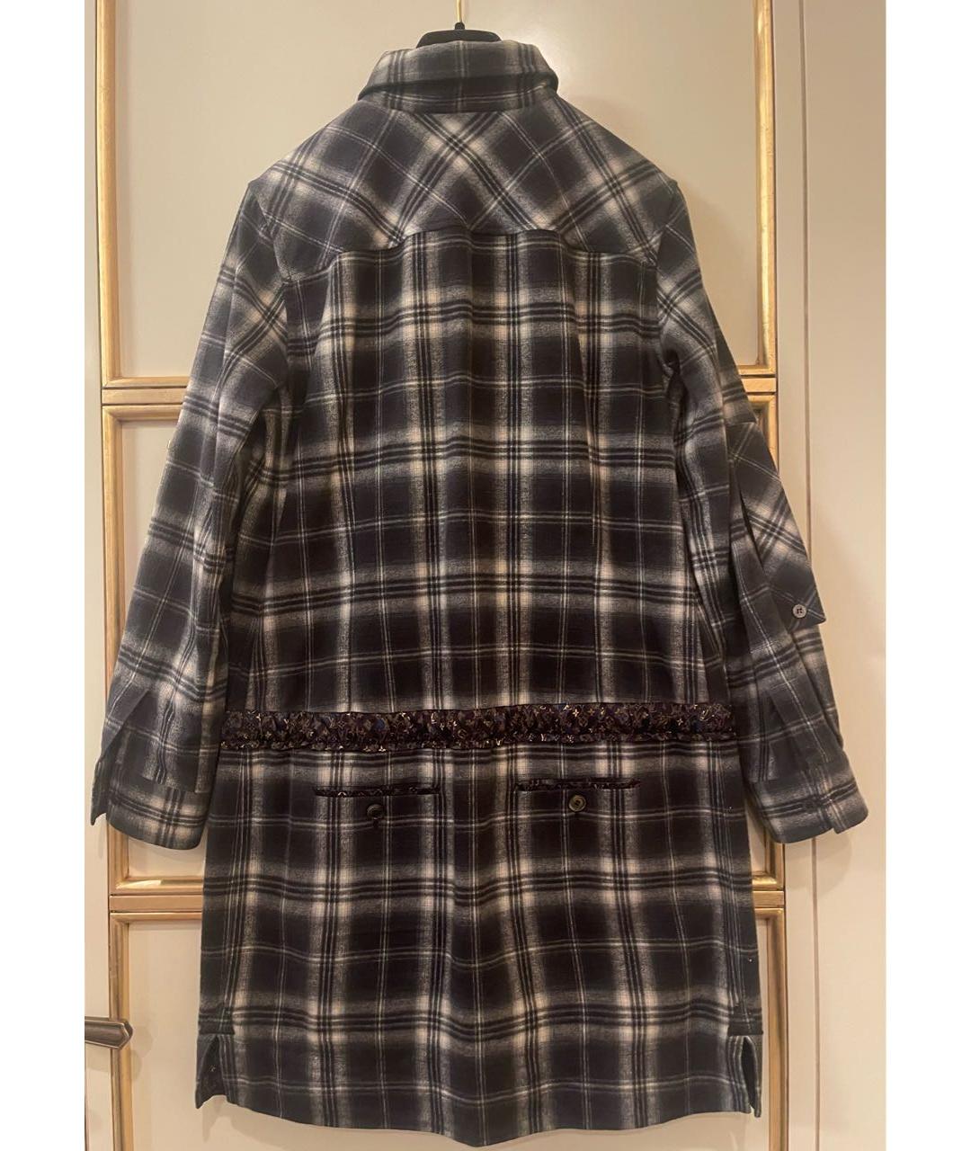 LOUIS VUITTON Серое хлопковое повседневное платье, фото 2
