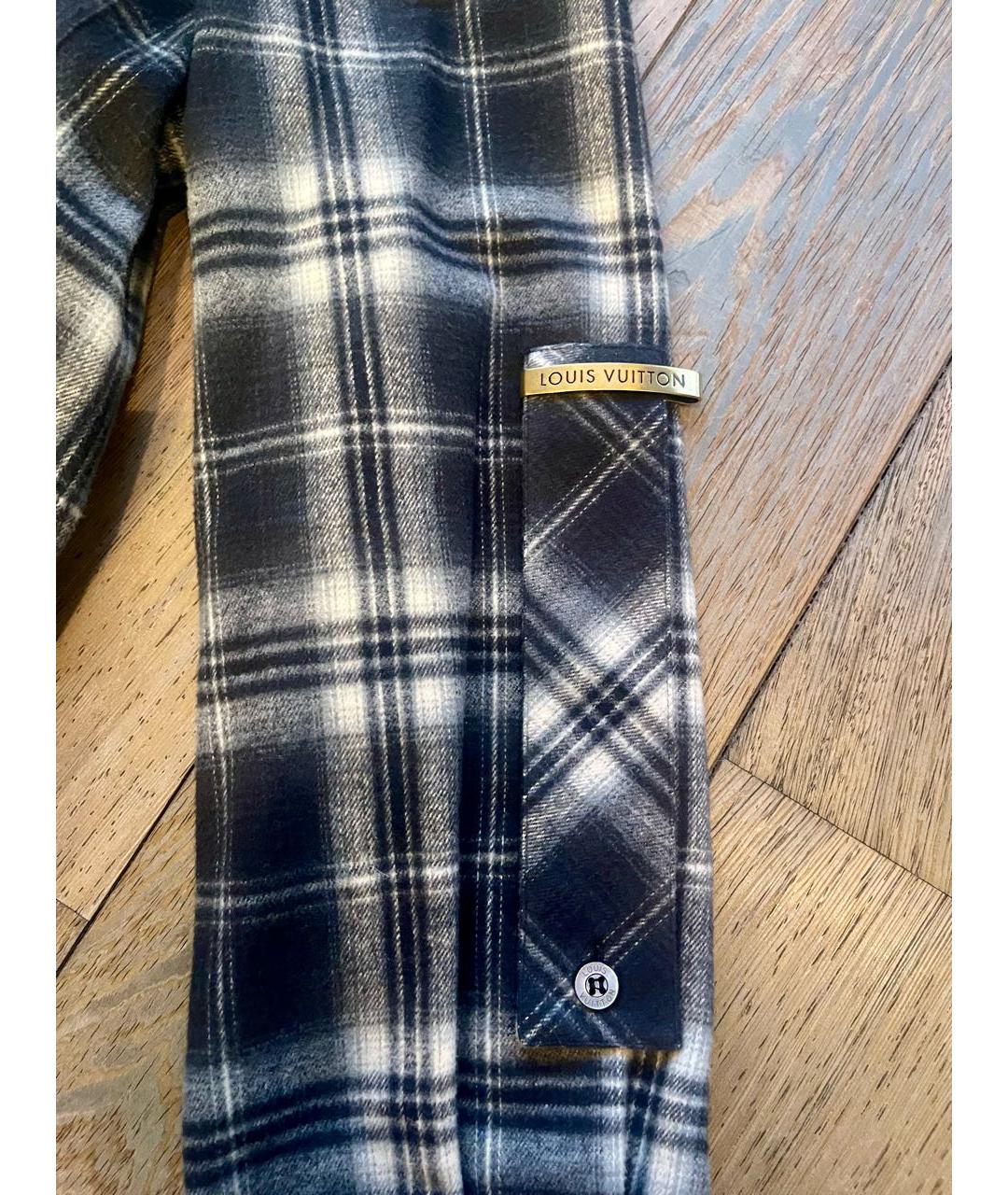 LOUIS VUITTON Серое хлопковое повседневное платье, фото 5