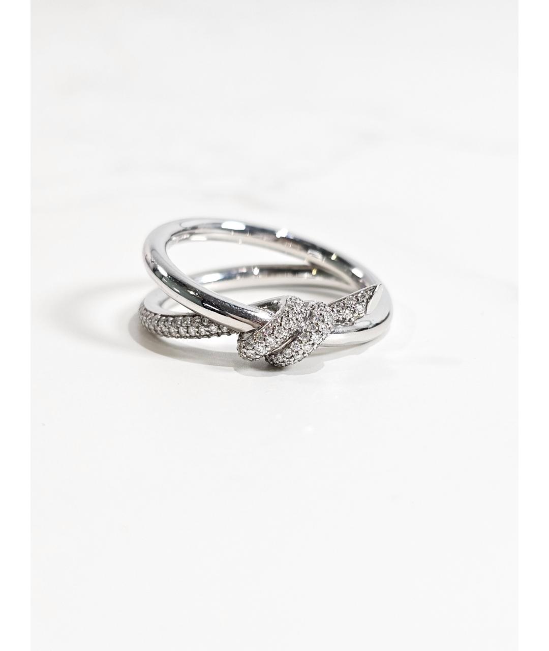 TIFFANY&CO Серебряное кольцо из белого золота, фото 2