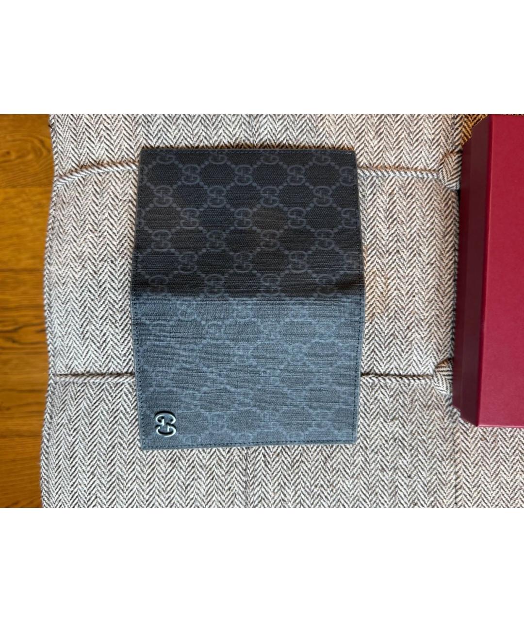 GUCCI Черный кожаный кардхолдер, фото 2