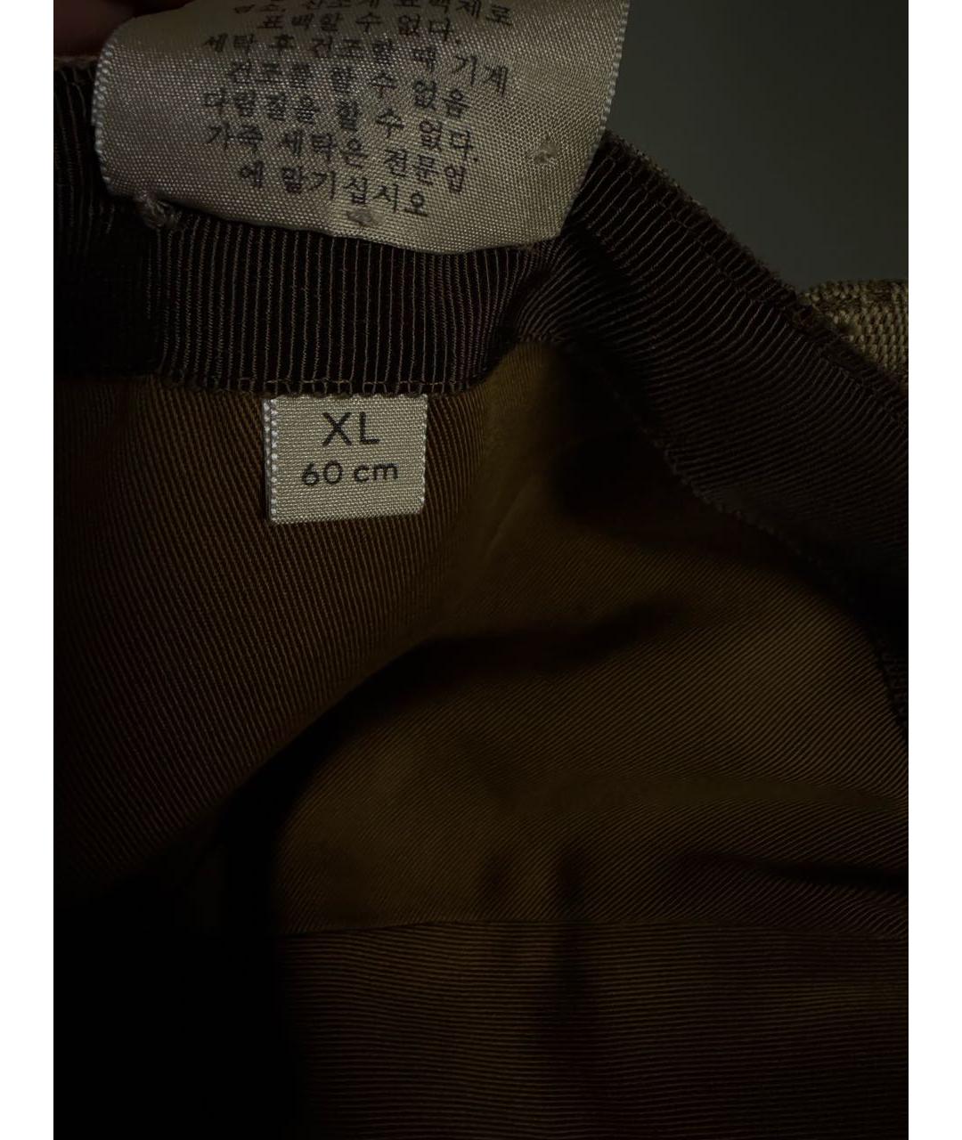 GUCCI Бежевая хлопковая кепка/бейсболка, фото 4