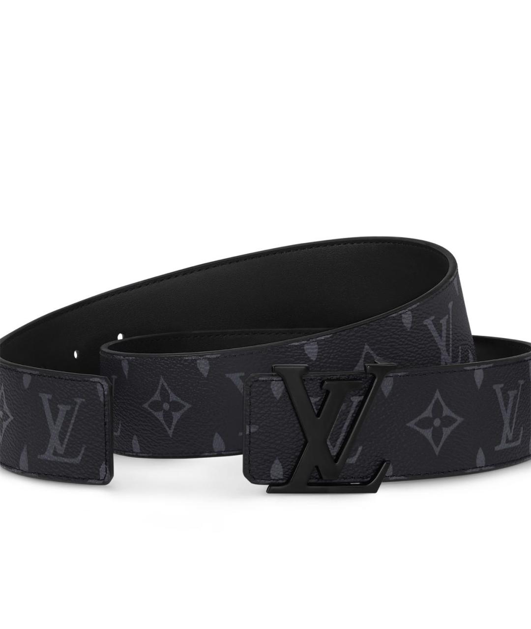 LOUIS VUITTON Черный ремень, фото 2