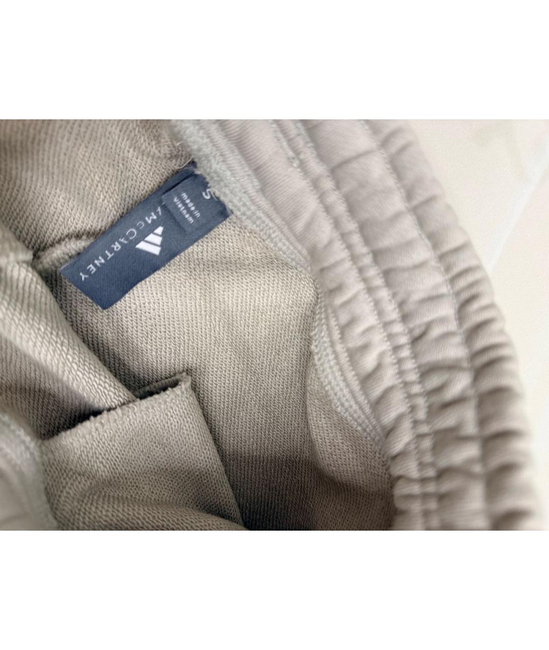 ADIDAS BY STELLA MCCARTNEY Бежевые хлопковые спортивные брюки и шорты, фото 3