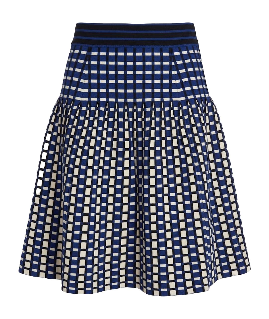 PRADA Синяя хлопковая юбка мини, фото 1