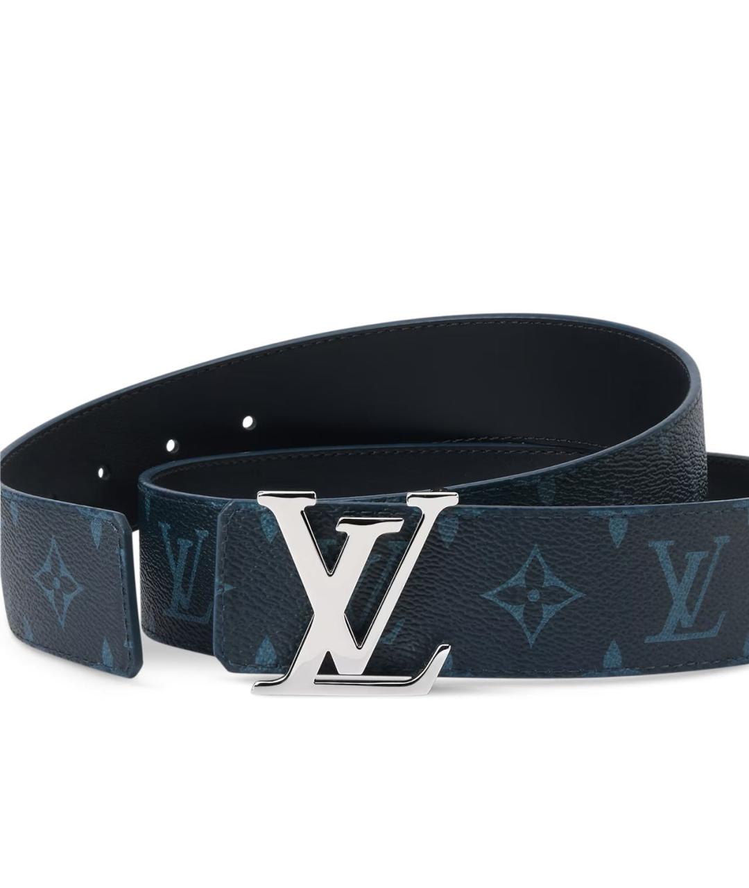 LOUIS VUITTON Темно-синий ремень, фото 2
