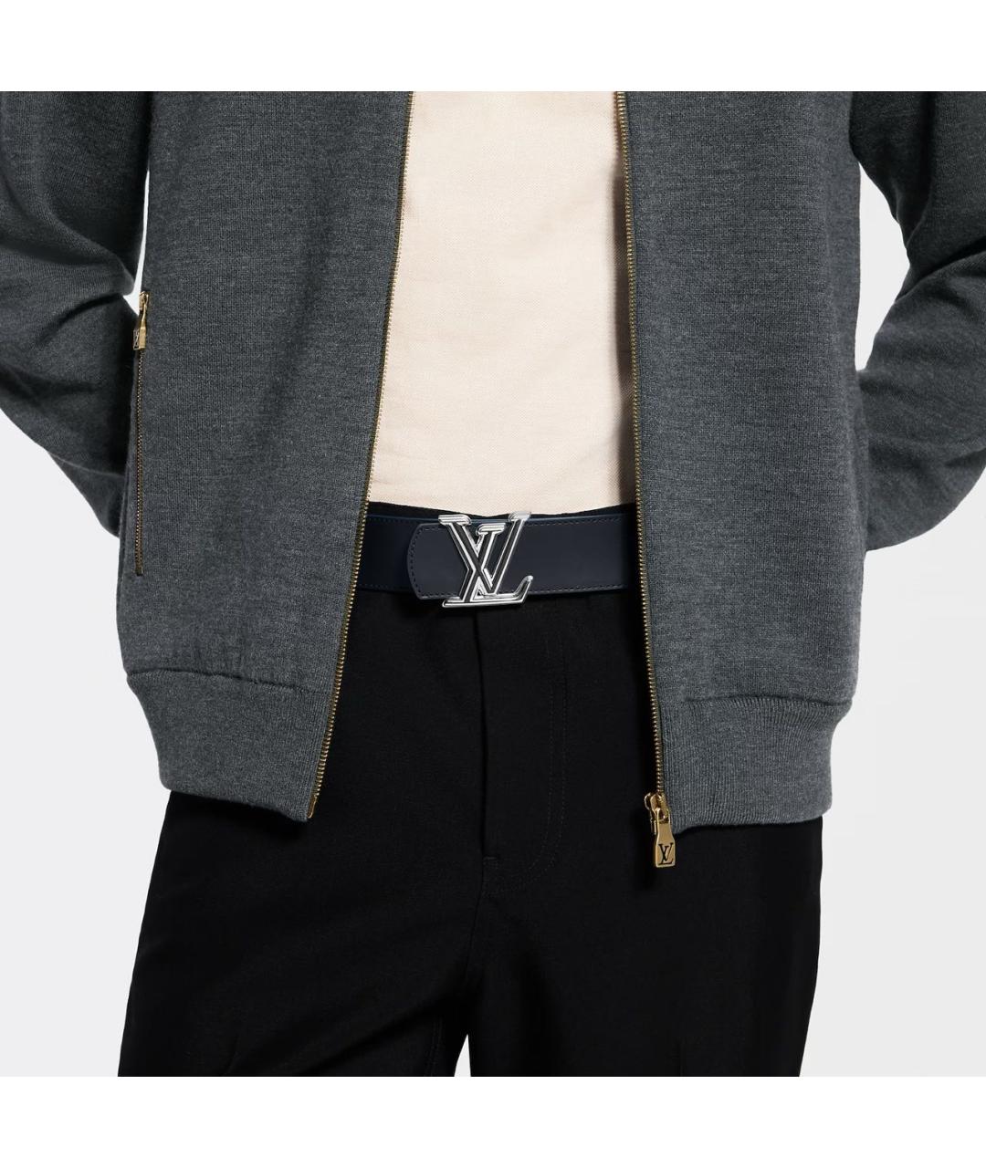 LOUIS VUITTON Темно-синий ремень, фото 4