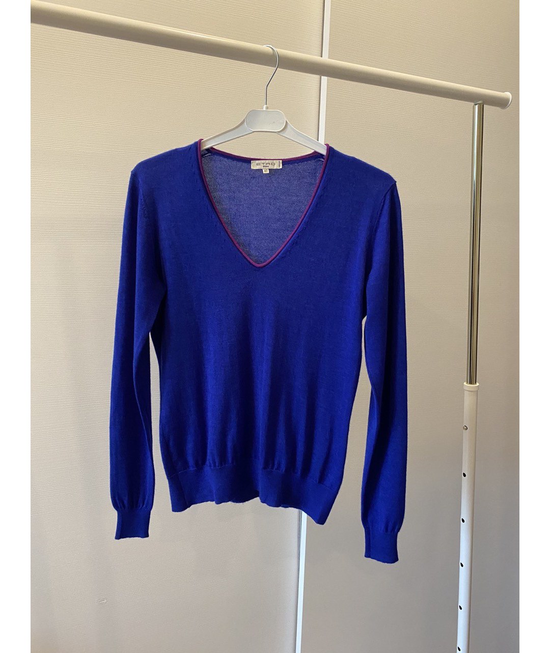 ETRO Синий кашемировый джемпер / свитер, фото 6
