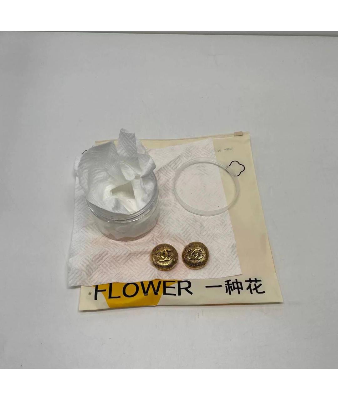CHANEL Золотые позолоченные клипсы, фото 8