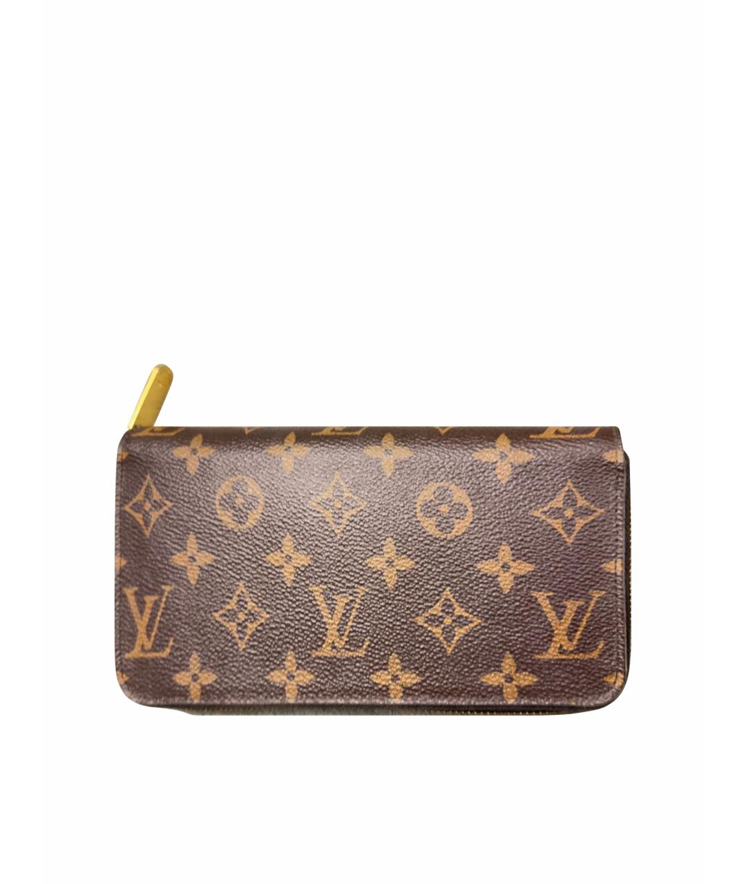 LOUIS VUITTON Коричневый кошелек, фото 1