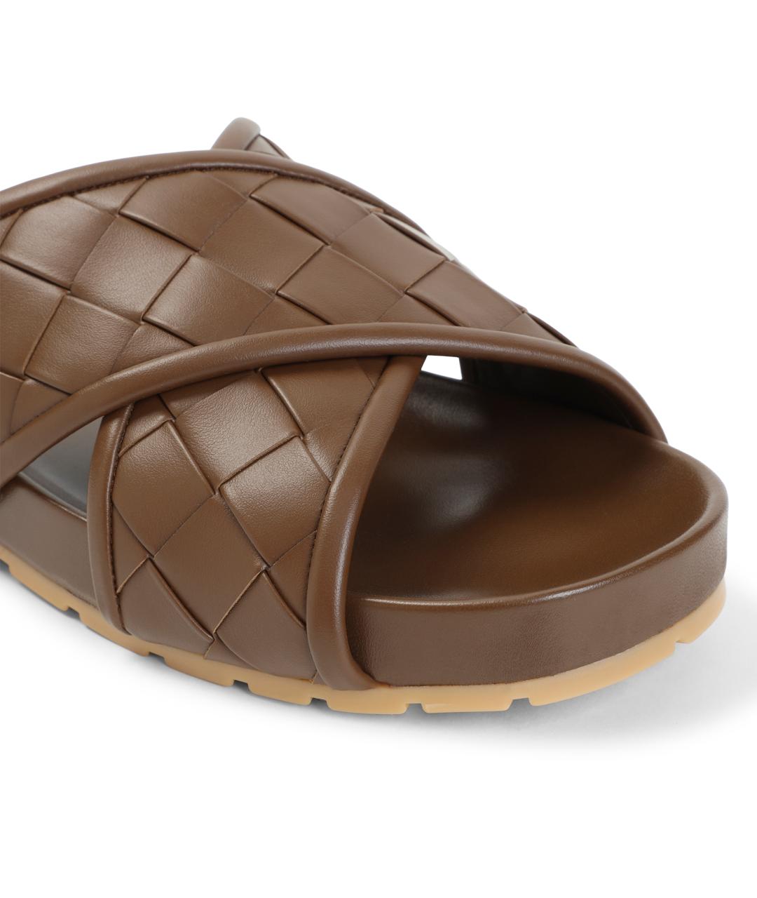 BOTTEGA VENETA Кожаные сандалии, фото 4