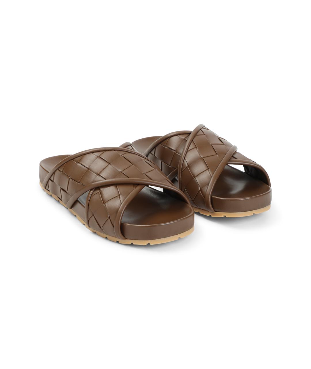 BOTTEGA VENETA Кожаные сандалии, фото 3
