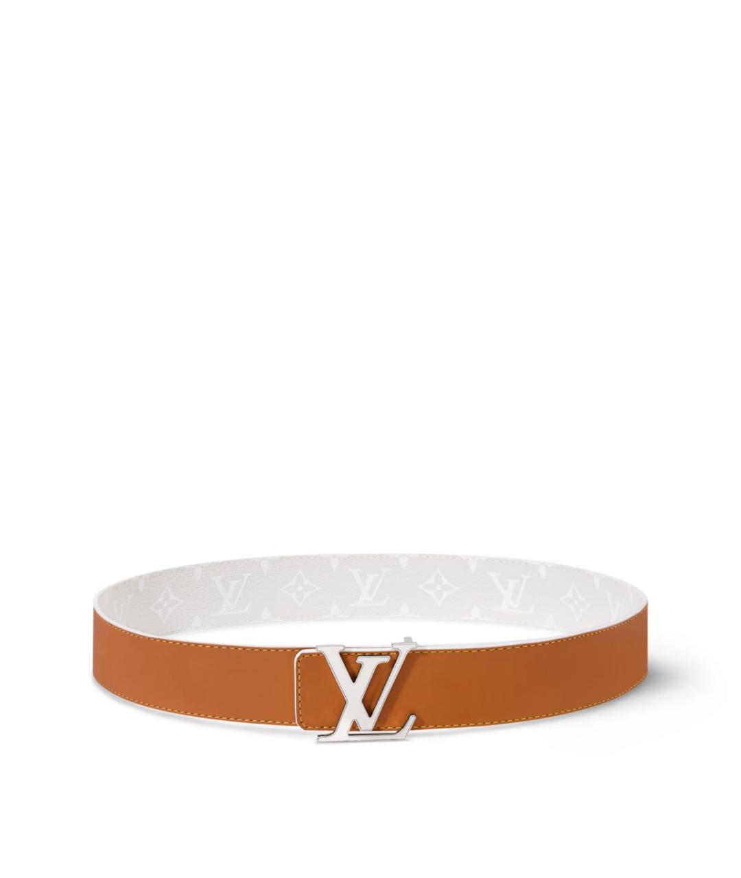LOUIS VUITTON Белый ремень, фото 4