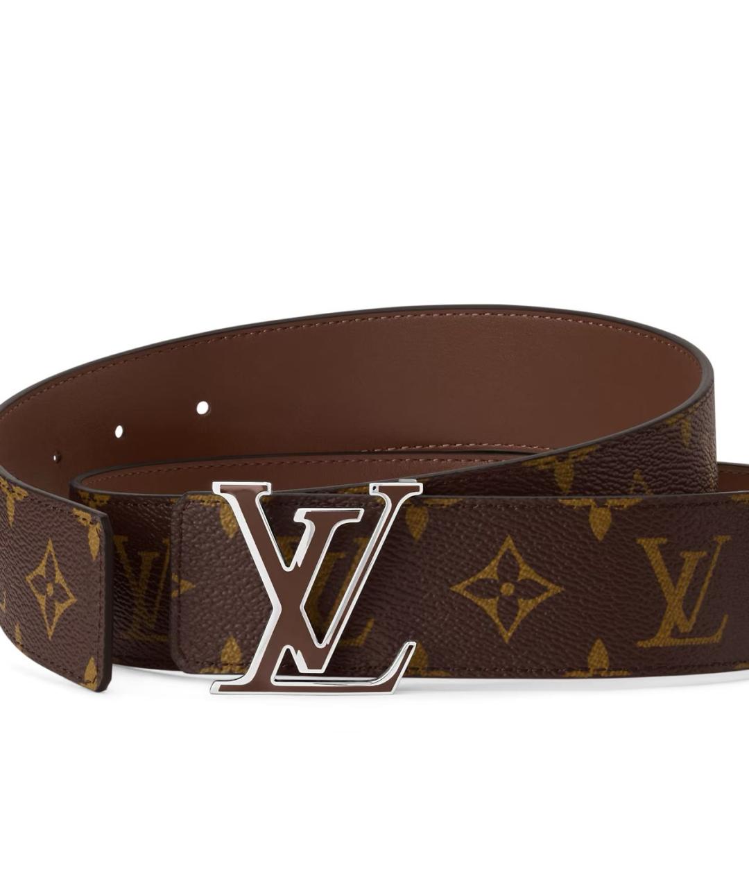 LOUIS VUITTON Коричневый ремень, фото 2