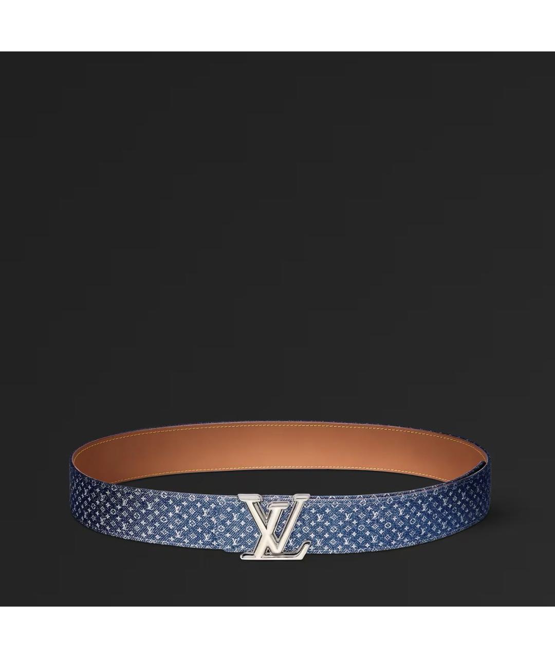 LOUIS VUITTON Синий ремень, фото 2