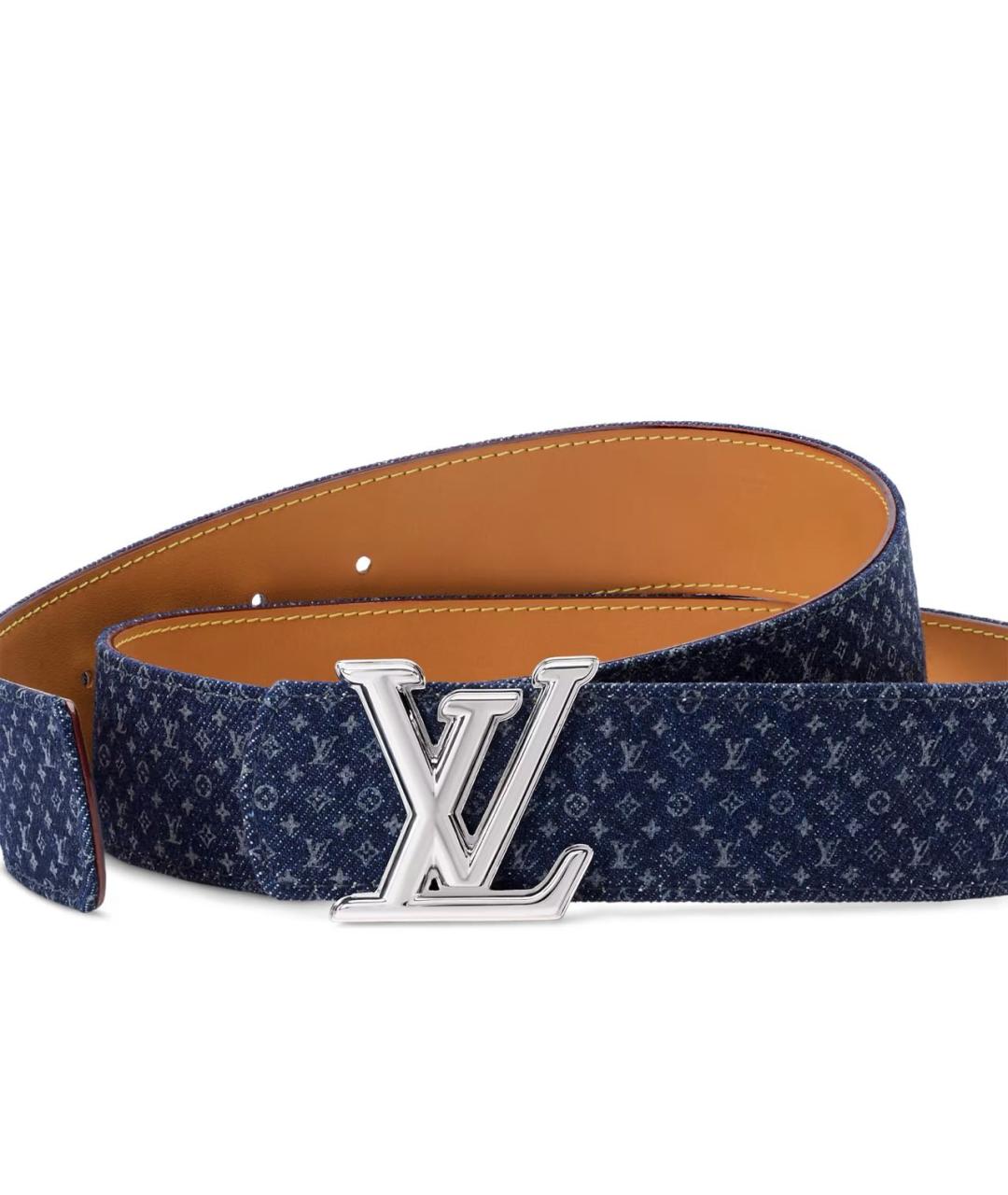LOUIS VUITTON Синий ремень, фото 3