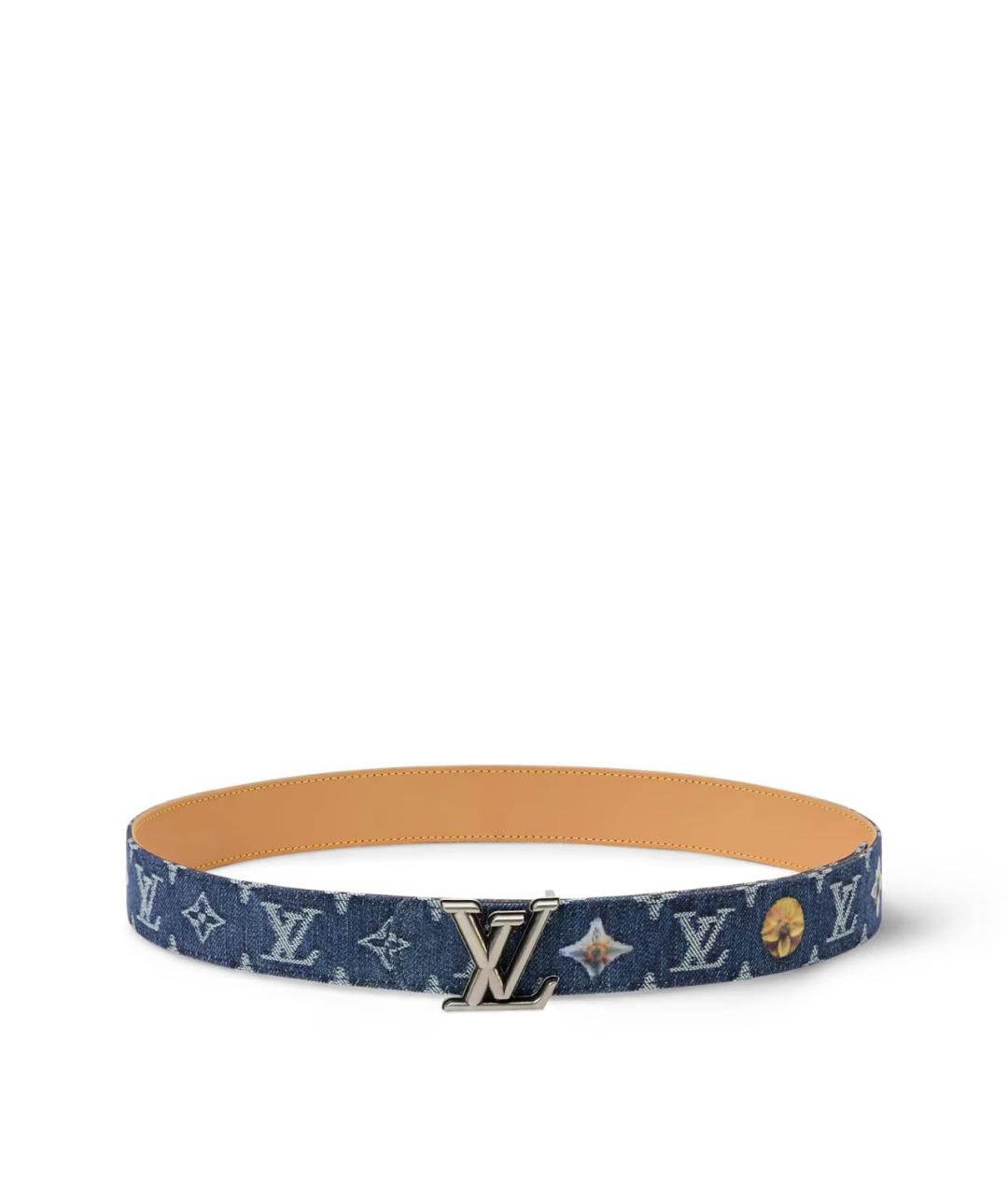 LOUIS VUITTON Синий ремень, фото 1