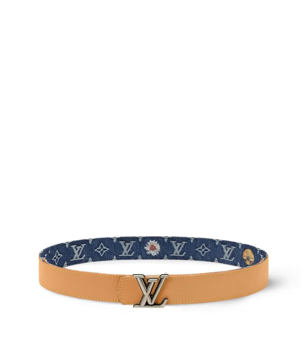 LOUIS VUITTON Синий ремень, фото 3