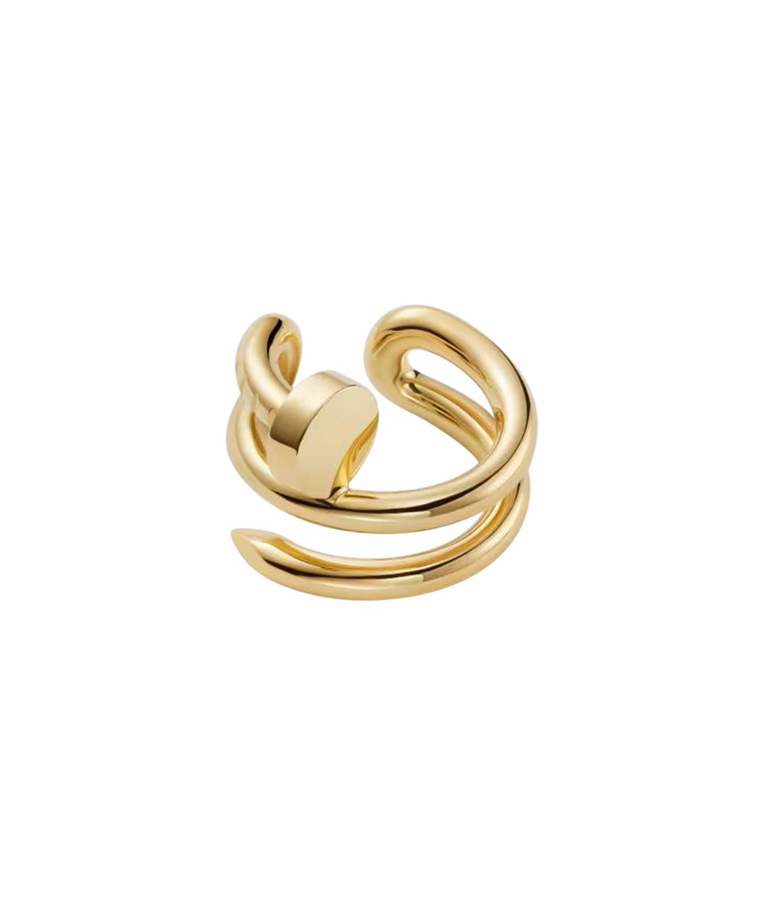 CARTIER Золотые серьги из желтого золота, фото 1