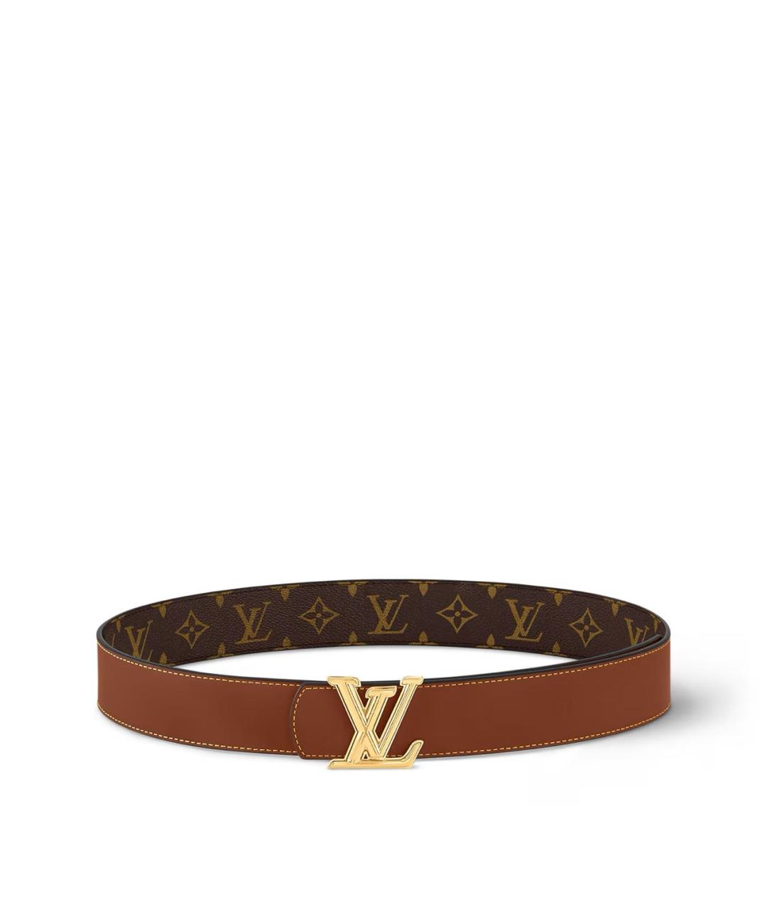 LOUIS VUITTON Коричневый ремень, фото 3