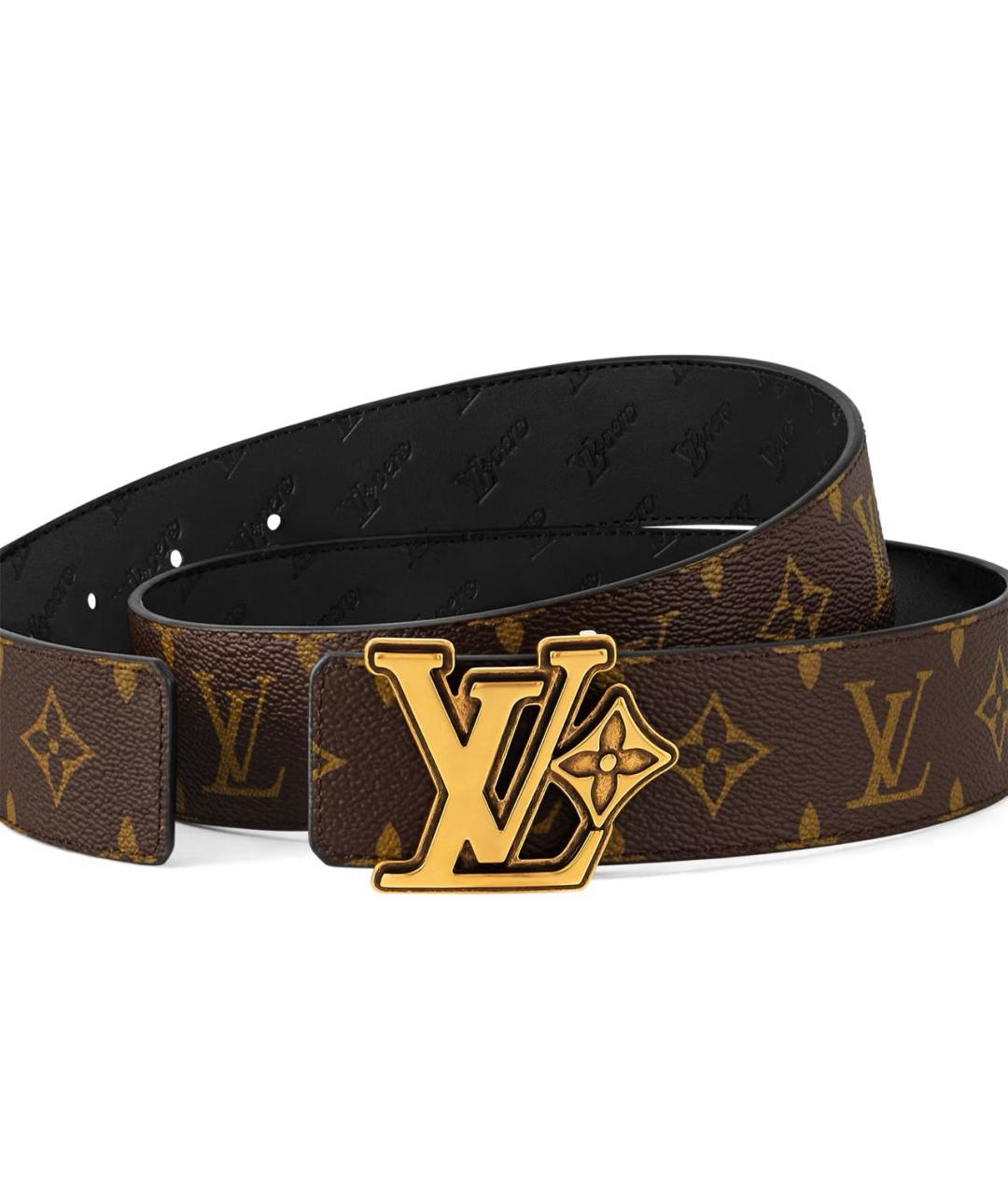 LOUIS VUITTON Коричневый ремень, фото 2