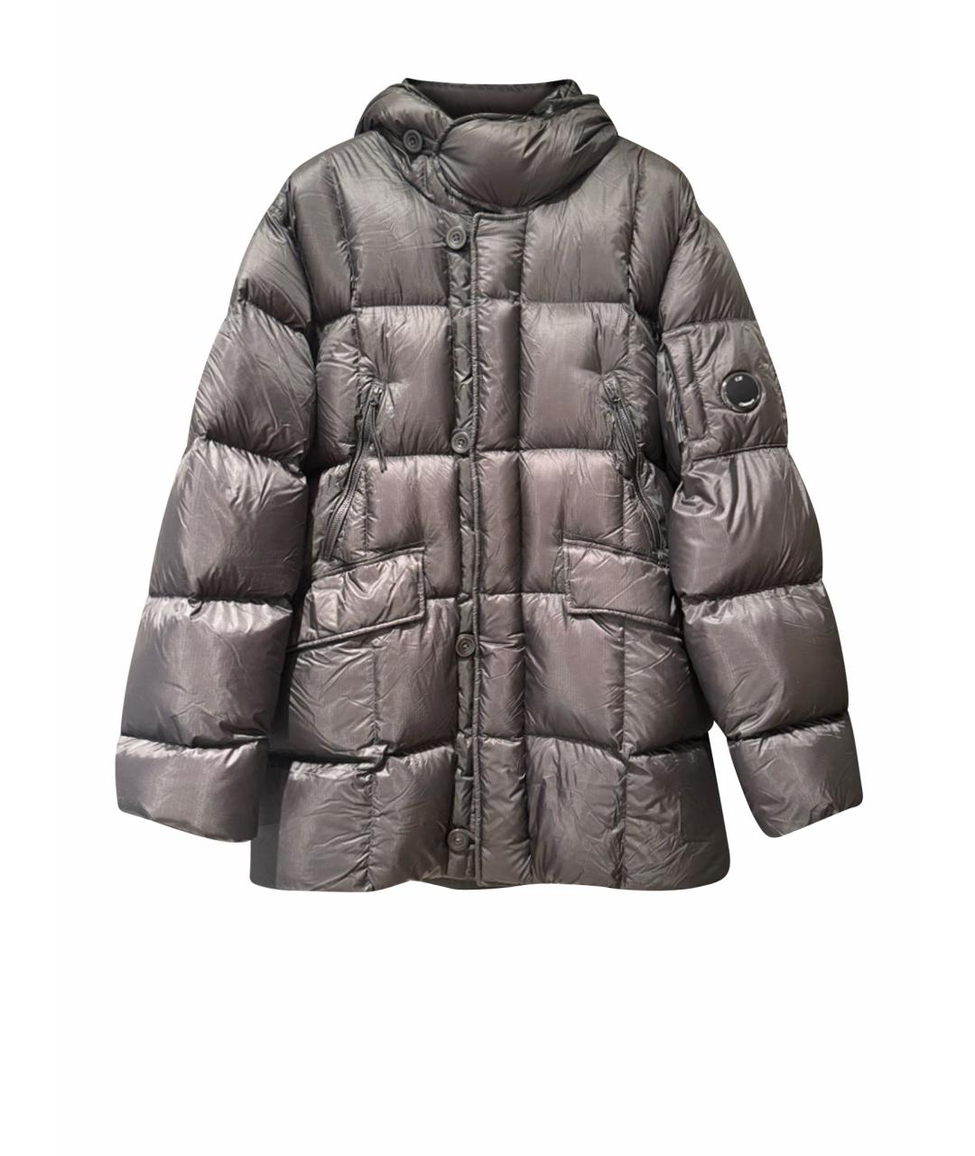 CP COMPANY Черный полиамидовый пуховик, фото 1