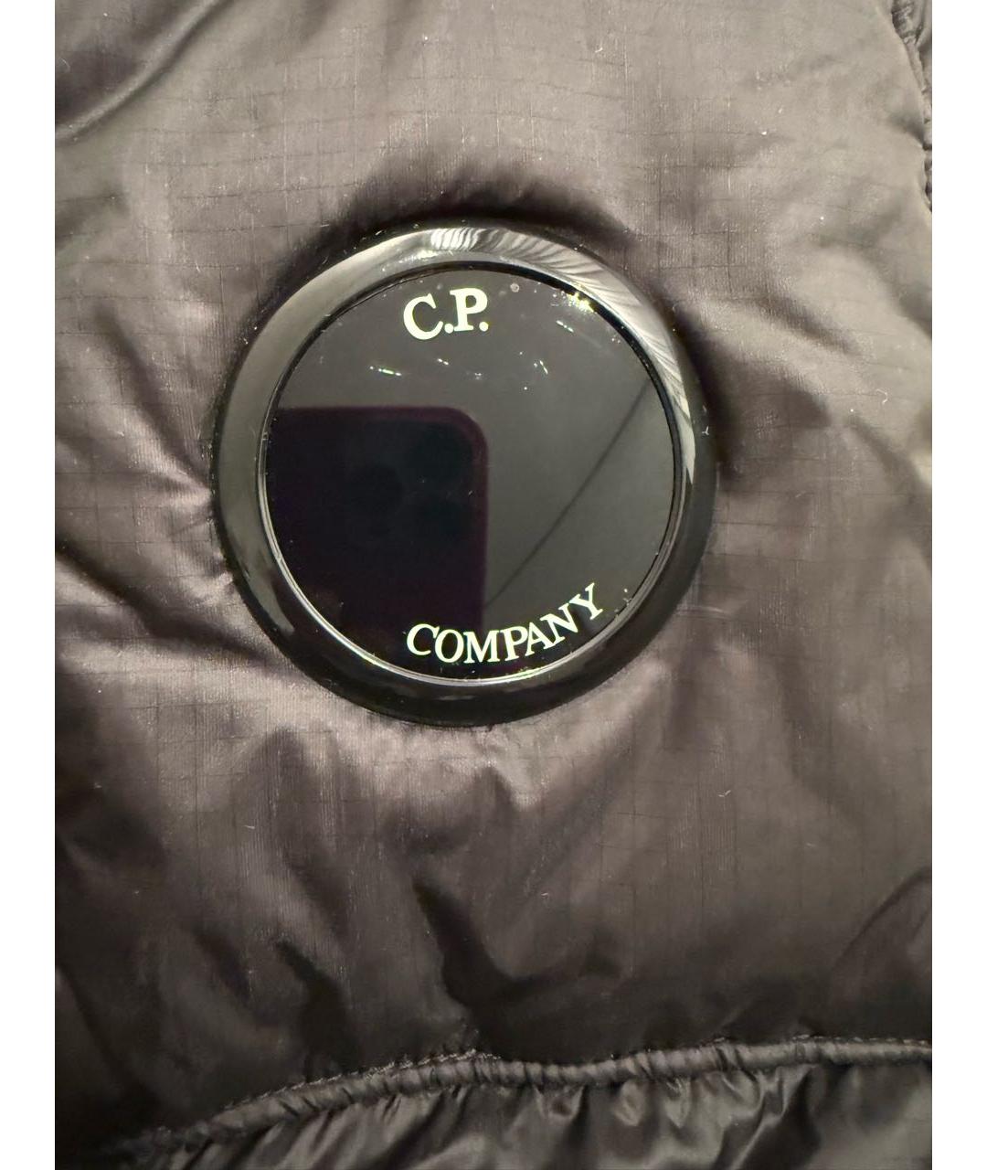 CP COMPANY Черный полиамидовый пуховик, фото 4