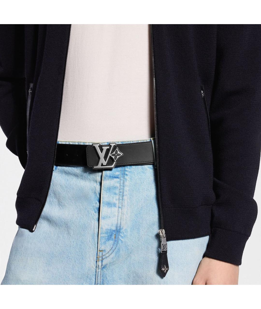 LOUIS VUITTON Серый ремень, фото 4