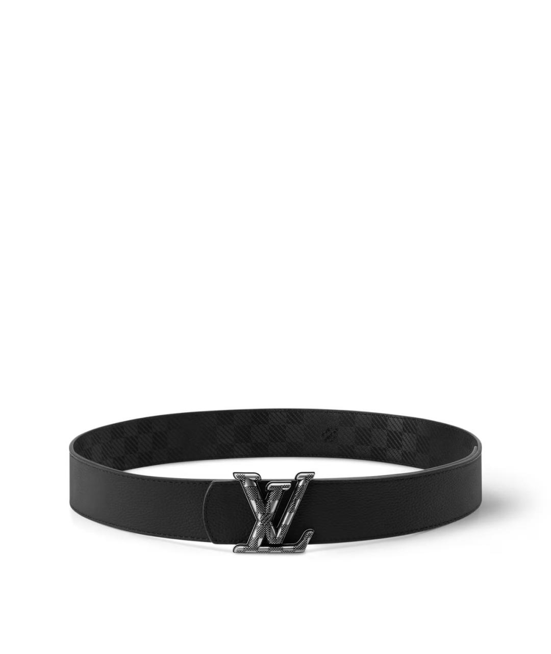 LOUIS VUITTON Черный ремень, фото 3