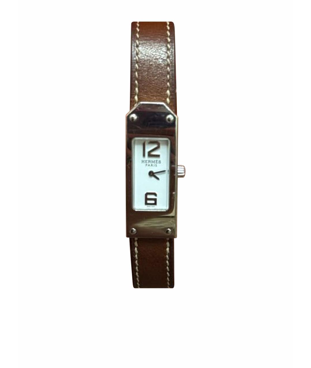 HERMES Коричневые часы, фото 1