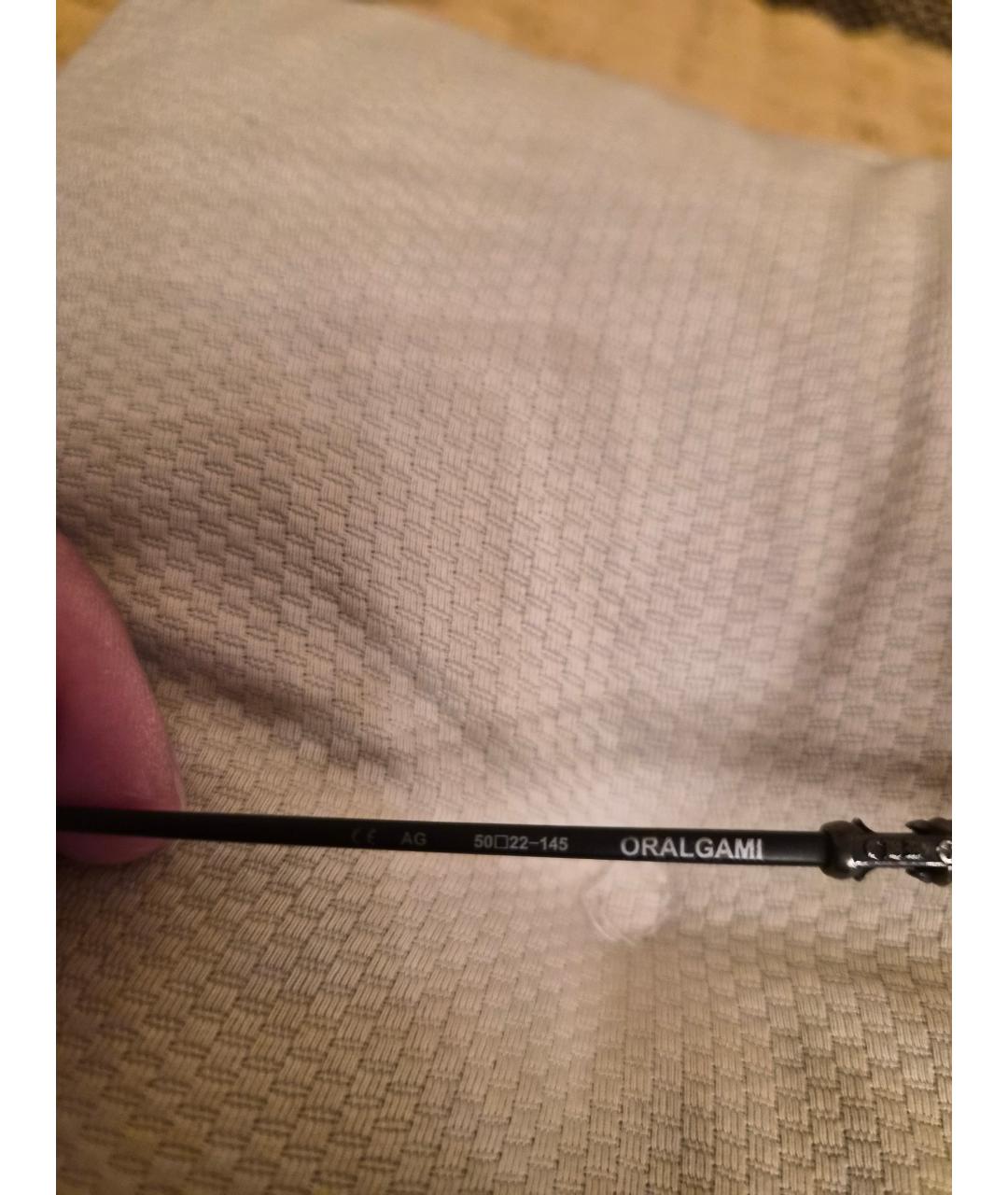 CHROME HEARTS Черные металлические солнцезащитные очки, фото 5