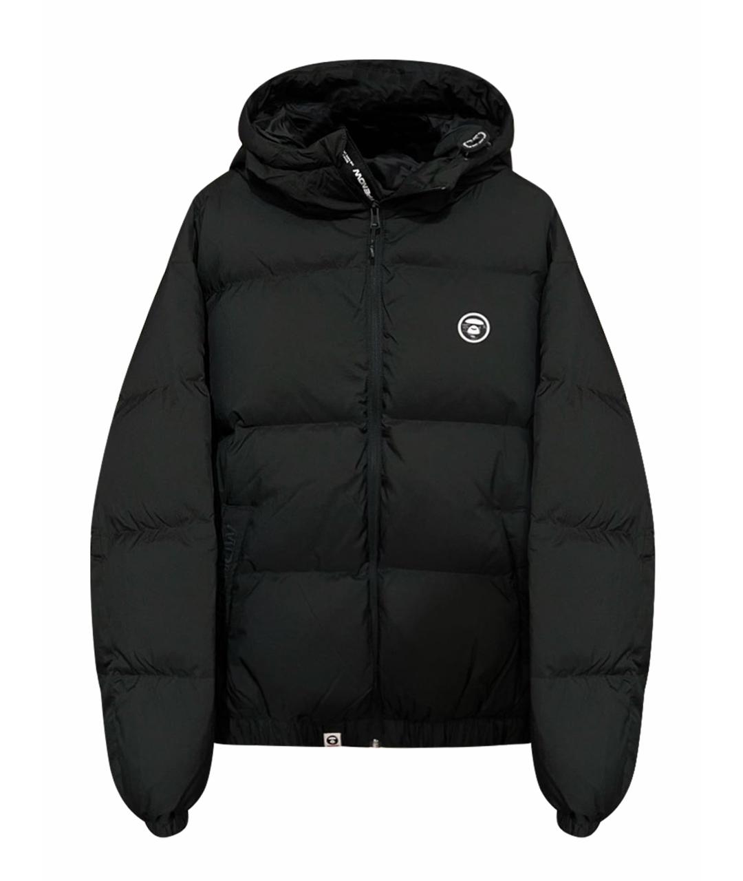 A BATHING APE Черный пуховик, фото 1