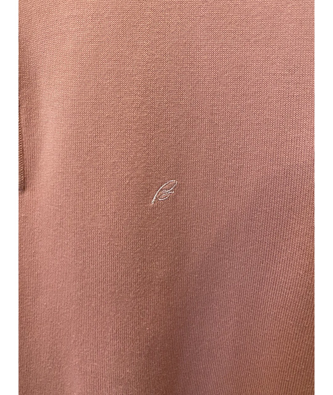 BRIONI Розовое хлопковое поло с коротким рукавом, фото 4
