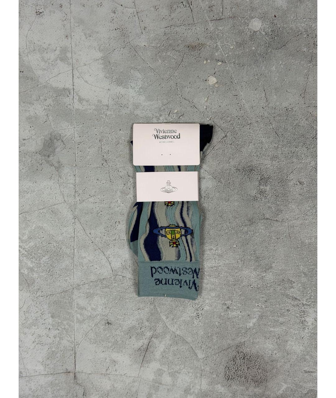 VIVIENNE WESTWOOD Голубые носки, чулки и колготы, фото 9