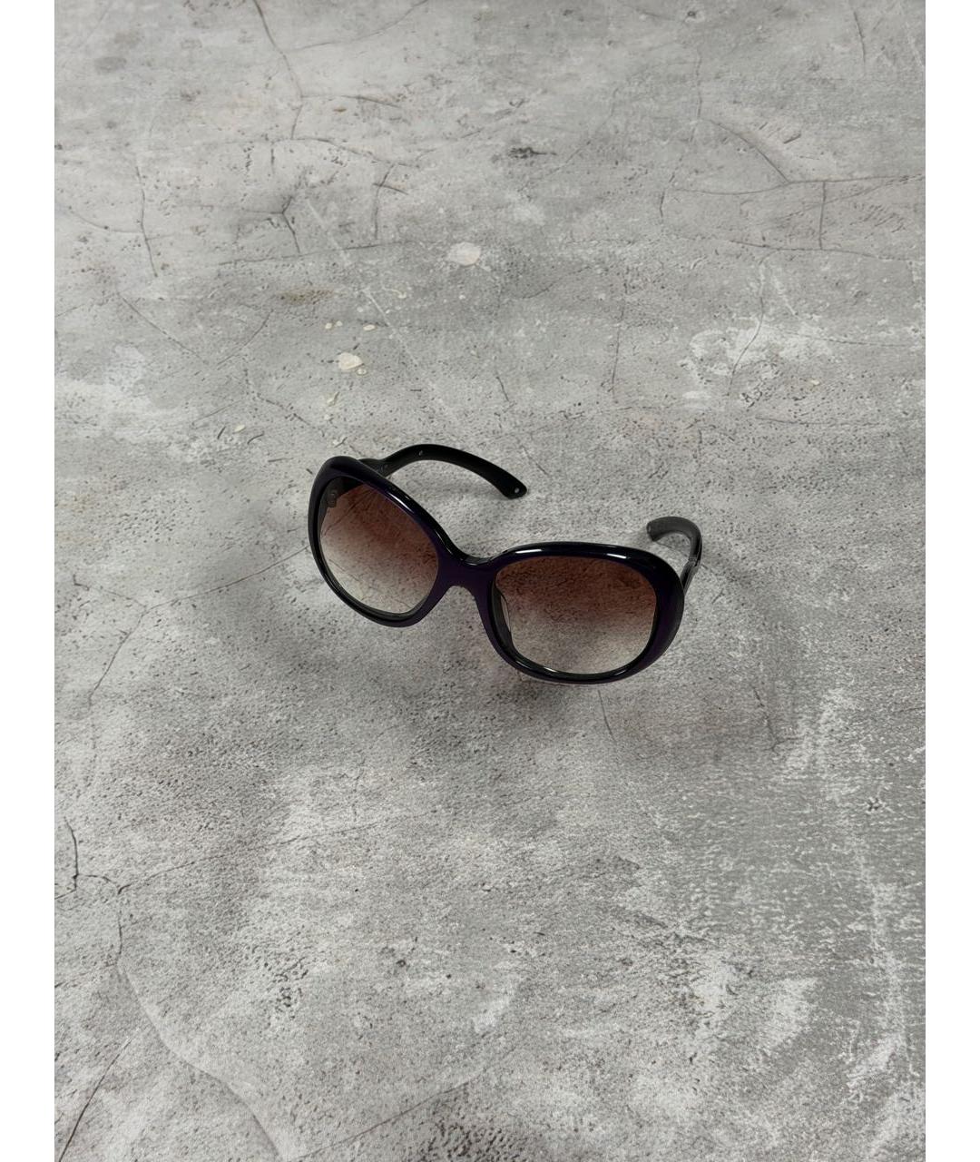 PRADA Фиолетовые пластиковые солнцезащитные очки, фото 2
