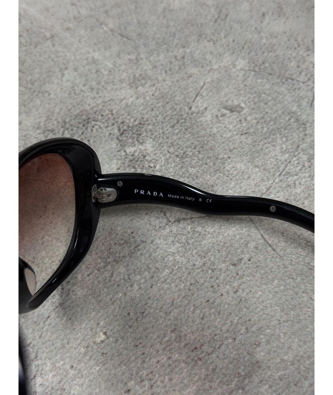 PRADA Фиолетовые пластиковые солнцезащитные очки, фото 8