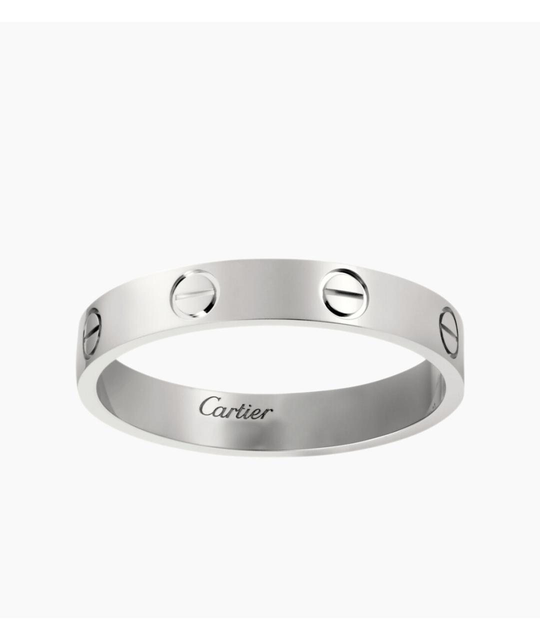 CARTIER Серебряное кольцо из белого золота, фото 3