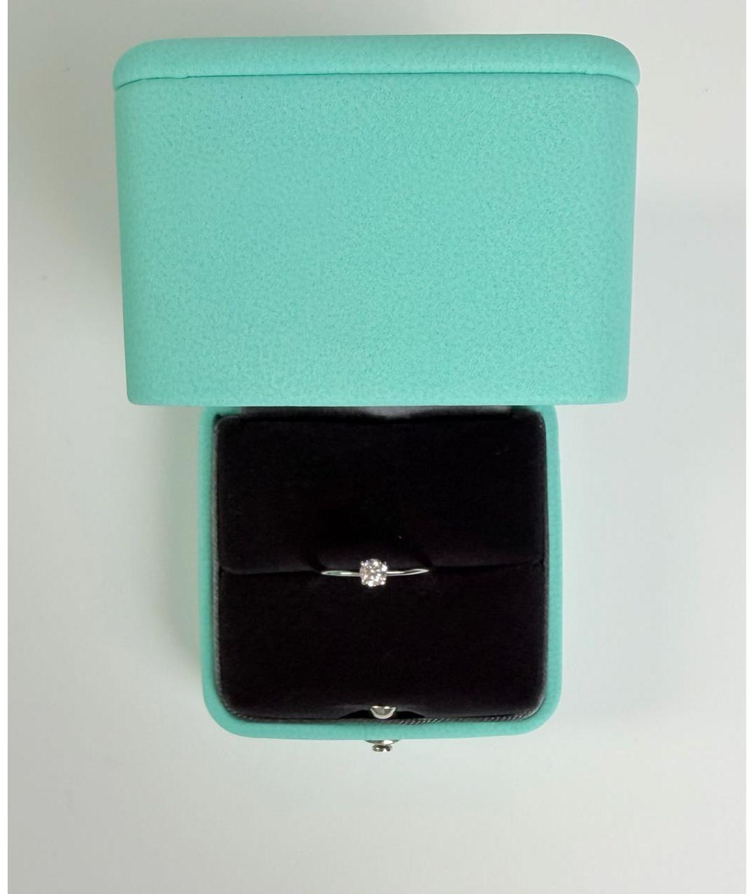 TIFFANY&CO Белое платиновое кольцо, фото 4