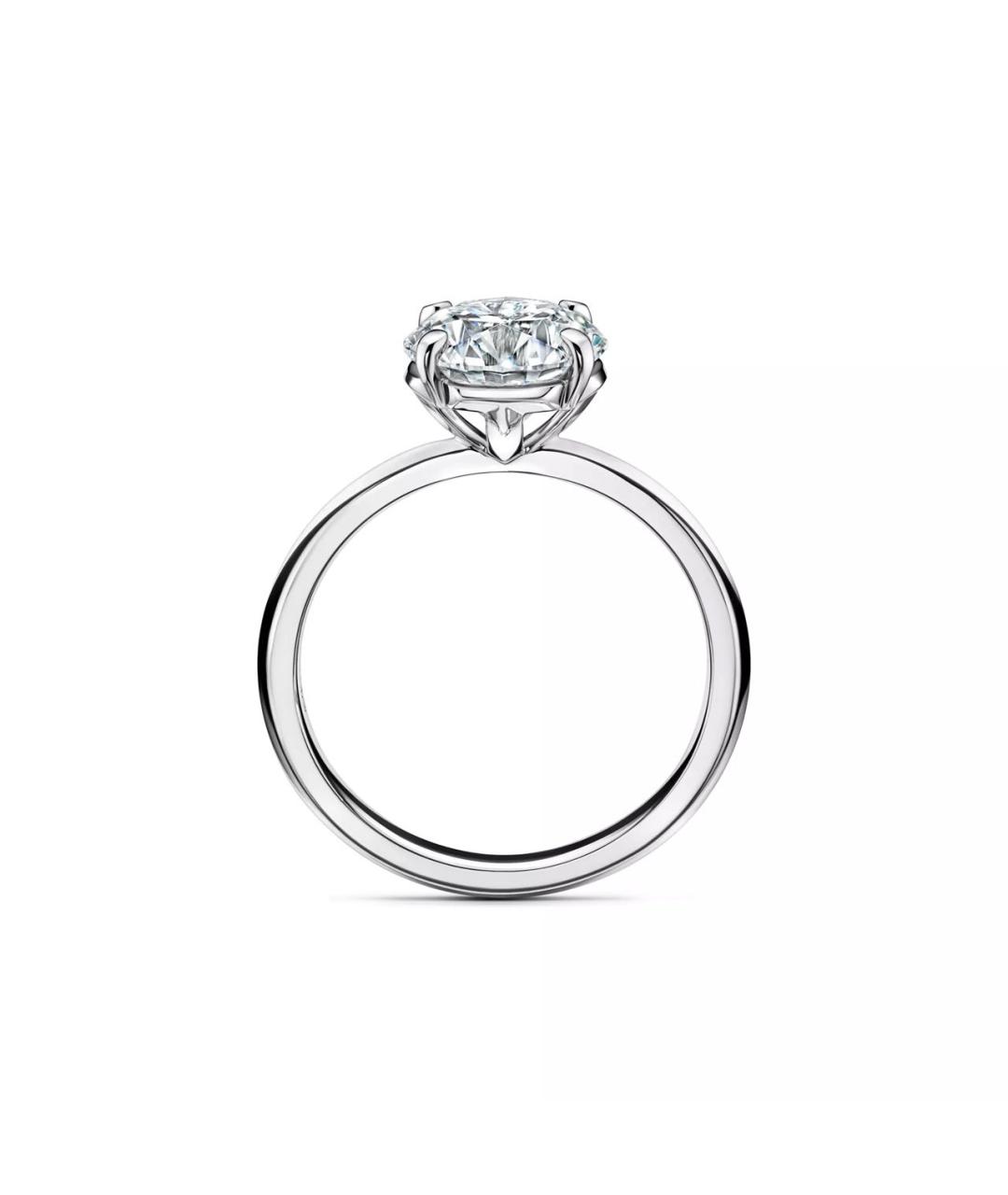 TIFFANY&CO Белое платиновое кольцо, фото 8