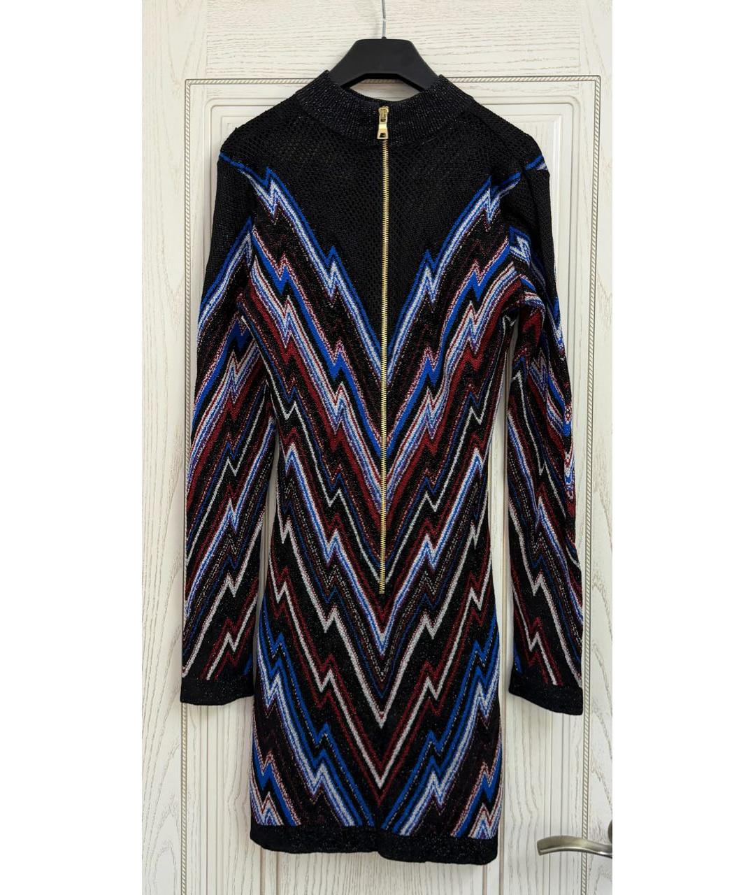 BALMAIN Мульти вискозное повседневное платье, фото 2