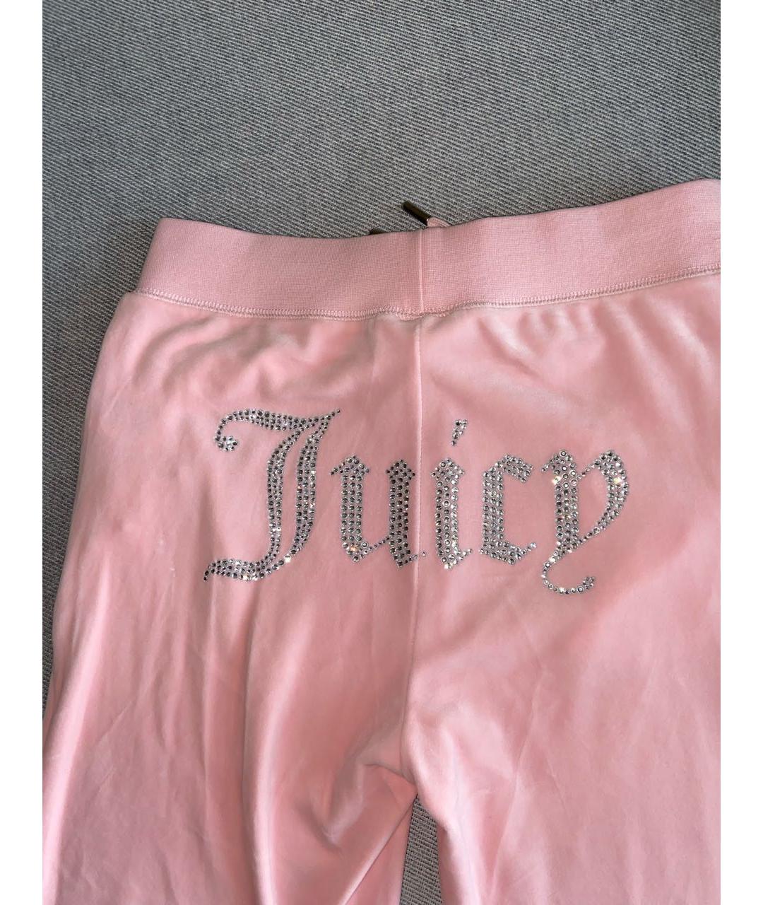 JUICY COUTURE Розовый велюровый спортивные костюмы, фото 8