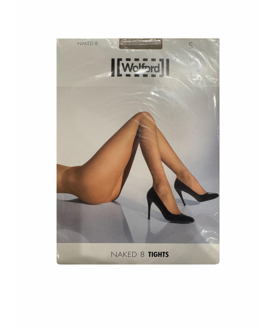 WOLFORD Бежевые носки, чулки и колготы, фото 1
