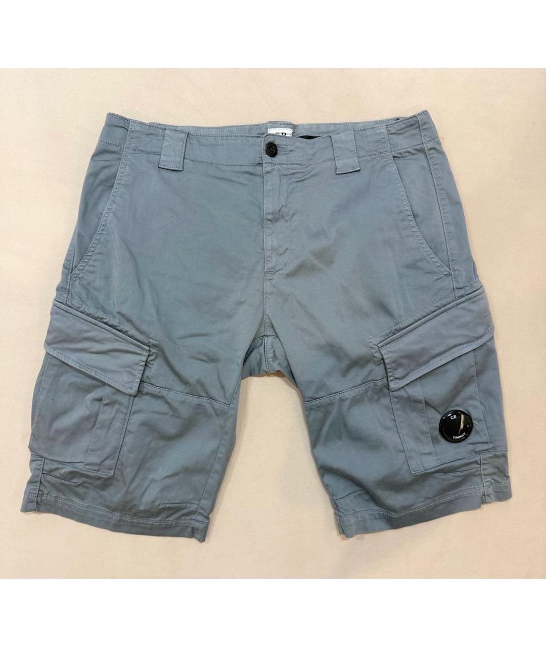 CP COMPANY Серые хлопковые шорты, фото 3